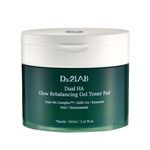 Du2LAB Dual HA Glow Rebalancing Gel Toner Pad 70 Pads 160ml Niacinamide Glutathione Exosome Whitening Toner Pads _ Made in KOREA